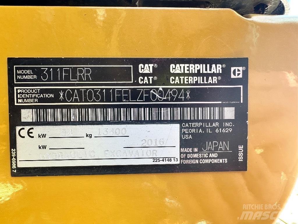 CAT 311 F LRR Koparki gąsienicowe