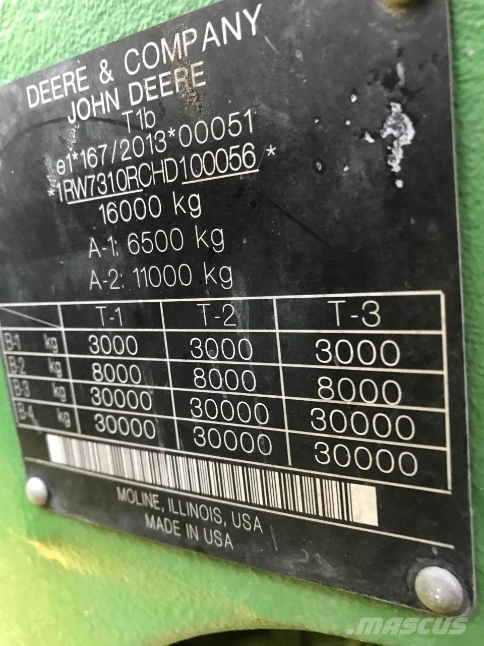 John Deere 7310R Ciągniki rolnicze