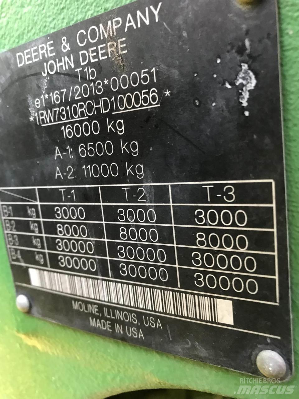 John Deere 7310R Ciągniki rolnicze