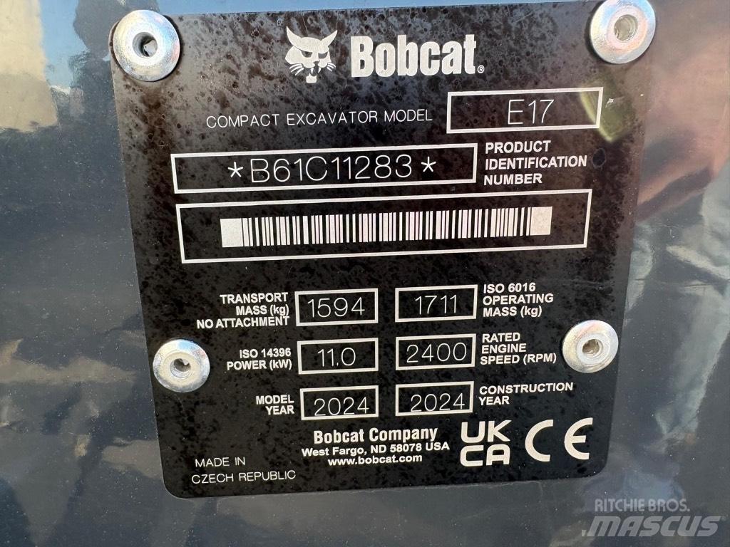 Bobcat E 17 Minikoparki