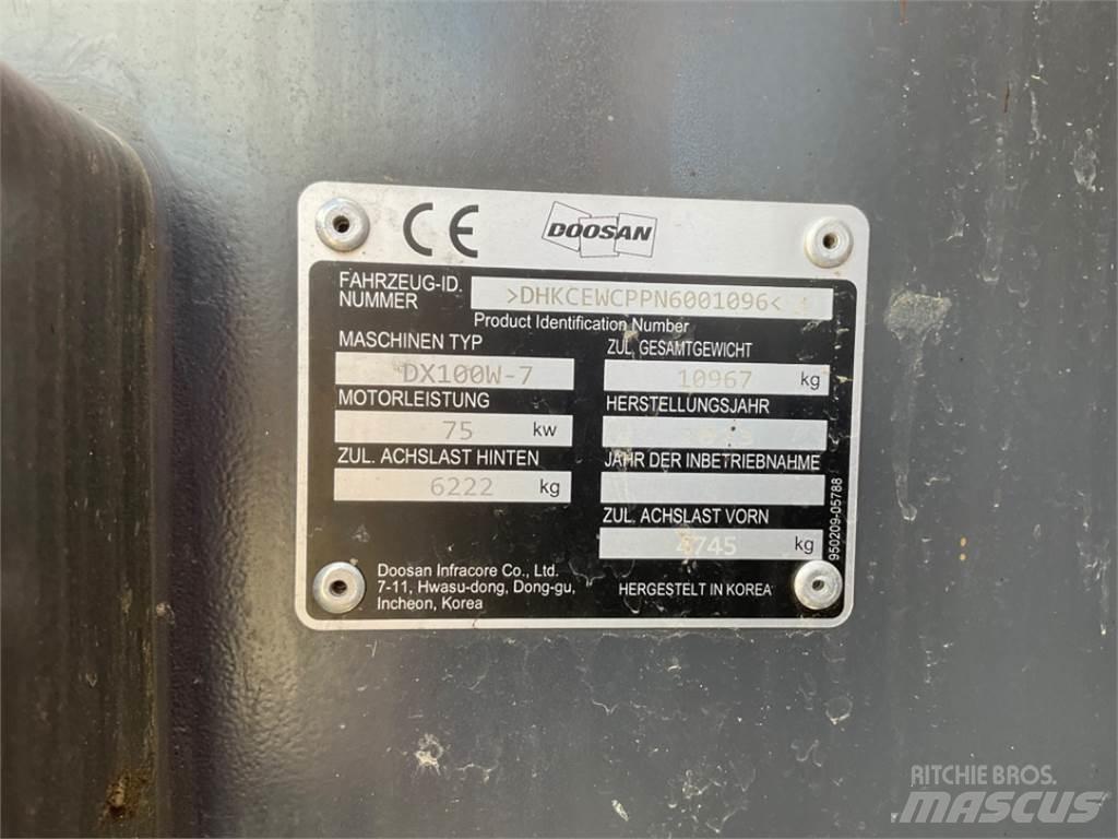 Doosan DX100W-7 Koparki kołowe