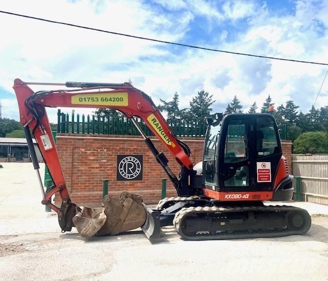 Kubota KX 080-4 Midikoparki  7t - 12t