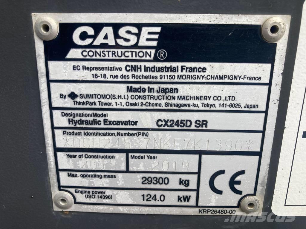 CASE CX 245 D SR LC Koparki gąsienicowe
