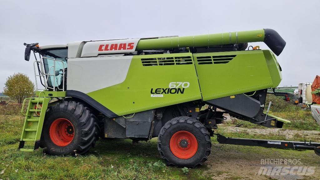 CLAAS Lexion 670 Kombajny zbożowe