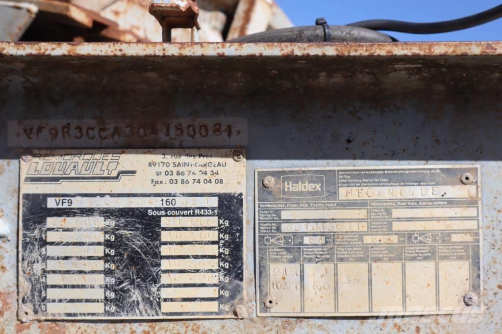 Louault R3CCA Przyczepy do transportu samochodów