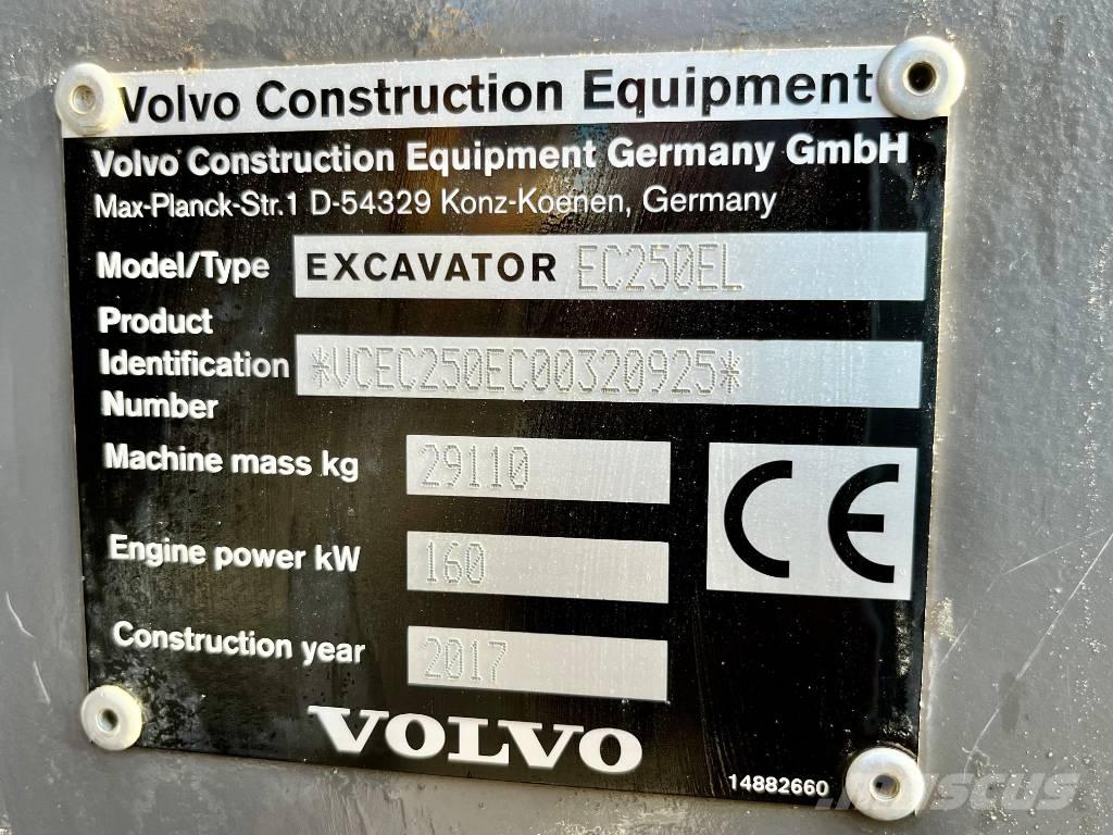 Volvo EC 250 E Koparki gąsienicowe