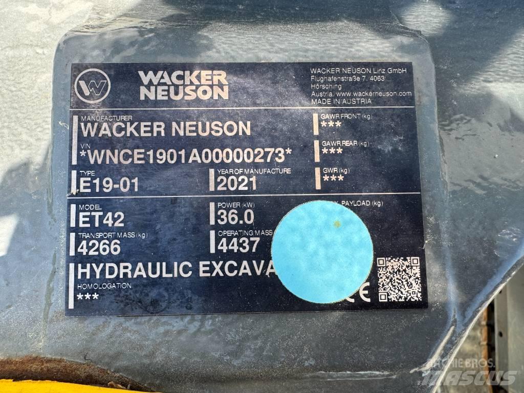 Wacker Neuson ET42 Koparki gąsienicowe