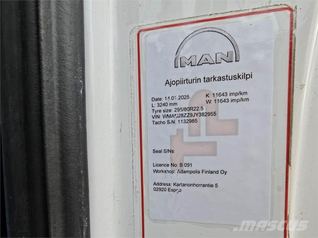 MAN TGM 18.290 Samochody ciężarowe ze skrzynią zamkniętą