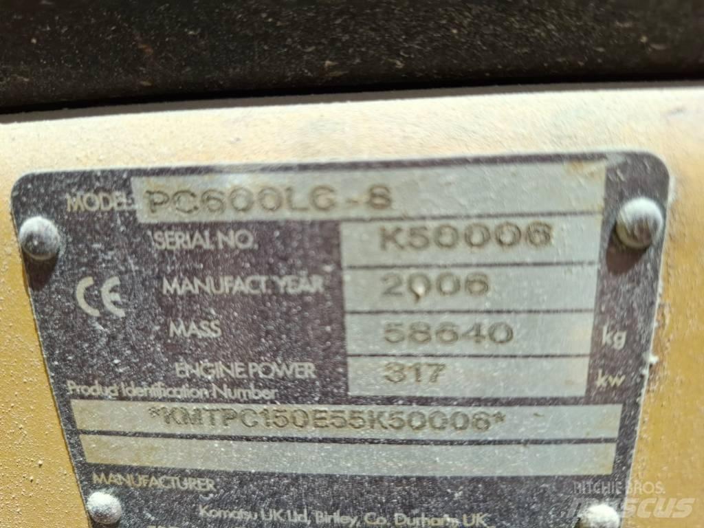 Komatsu PC 600 LC-8 Koparki gąsienicowe