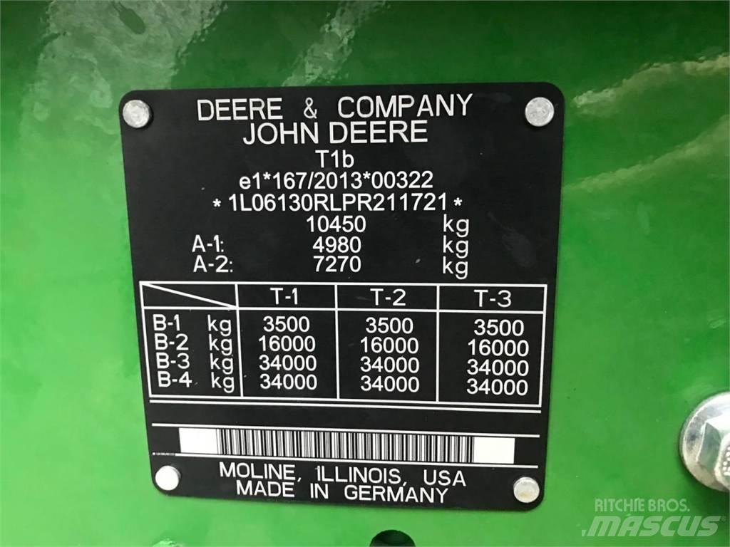 John Deere 6R 130 Ciągniki rolnicze