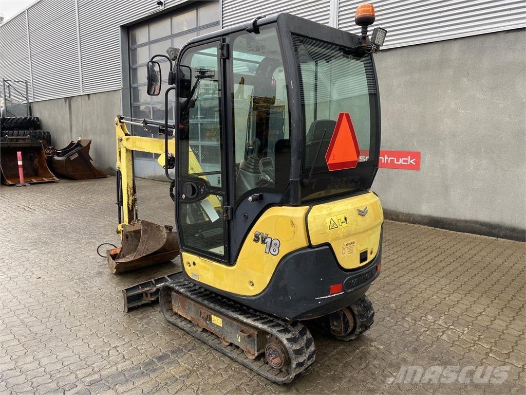 Yanmar SV18 Koparki kołowe