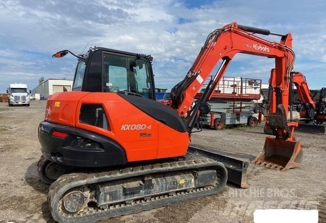 Kubota KX080-4S2 Koparki gąsienicowe