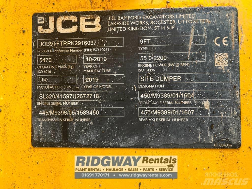 JCB 9 Ton dumper Wozidła kolebkowe