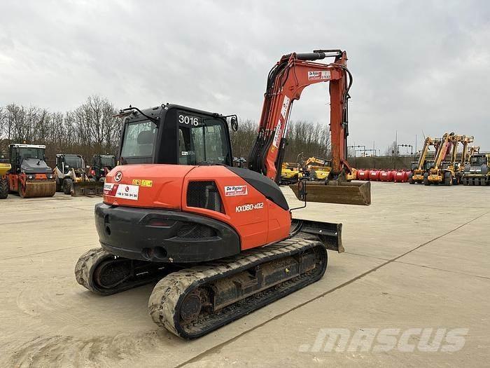 Kubota KX080-4A2 Midikoparki  7t - 12t