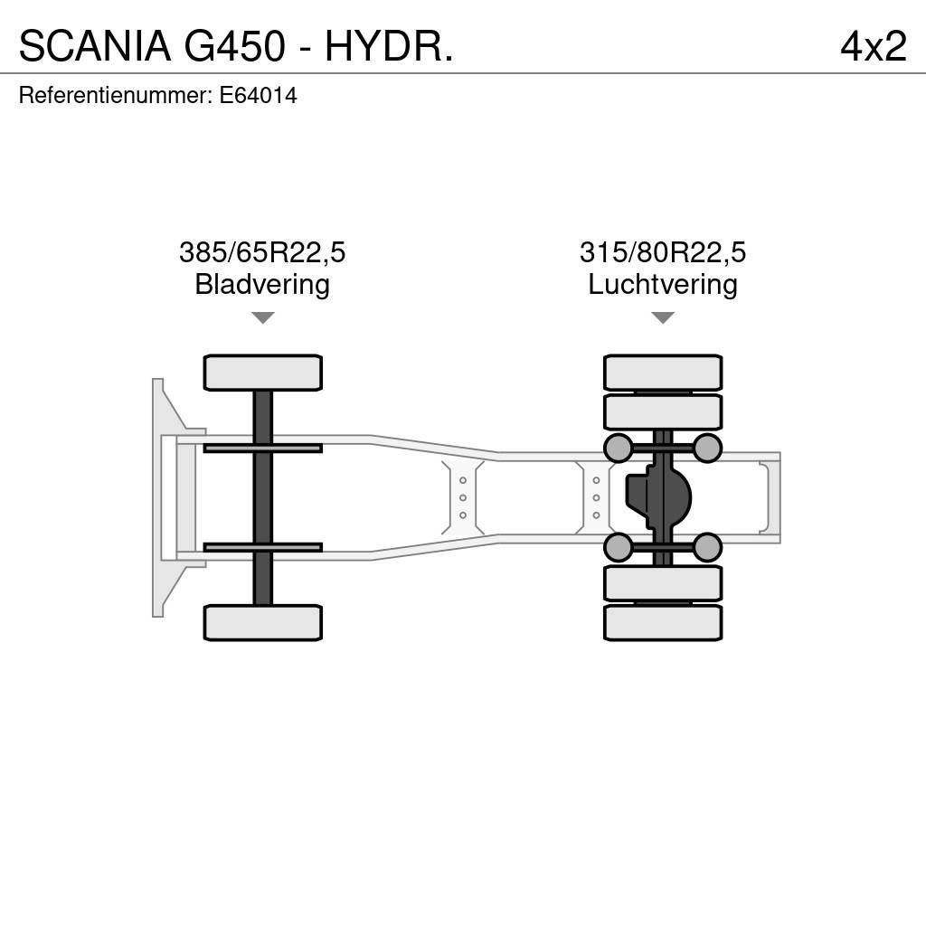 Scania G450 - HYDR. Ciągniki siodłowe