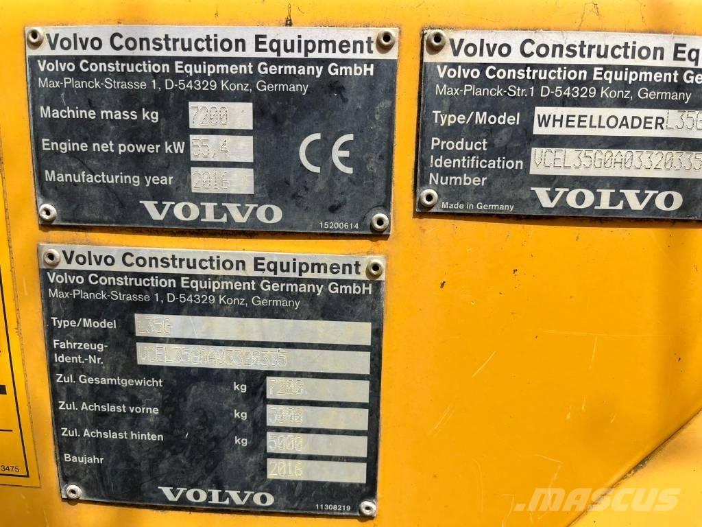 Volvo L 35 G Ładowarki kołowe
