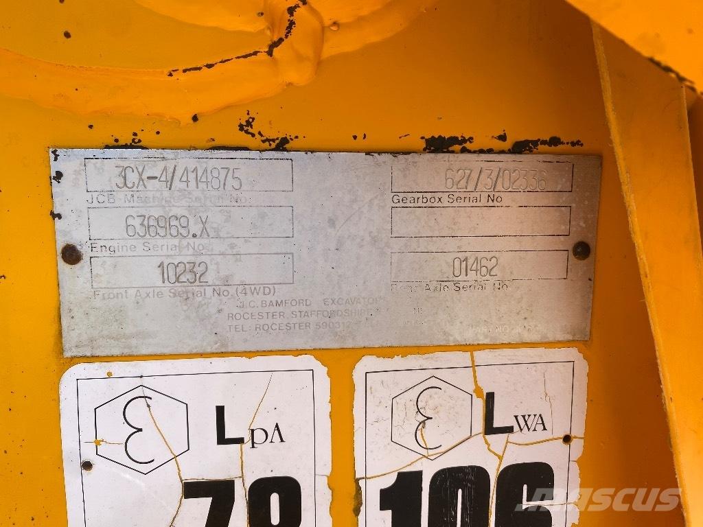 JCB 3 CX Koparko-ładowarki