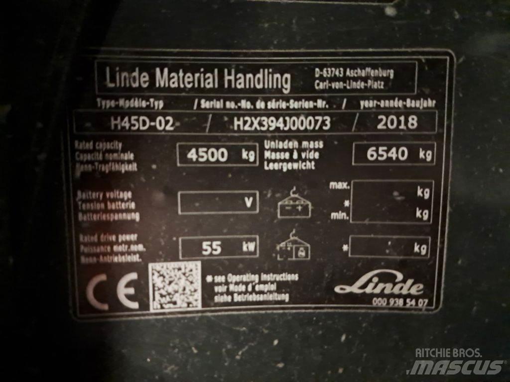 Linde H45D-02 Wózki Diesla