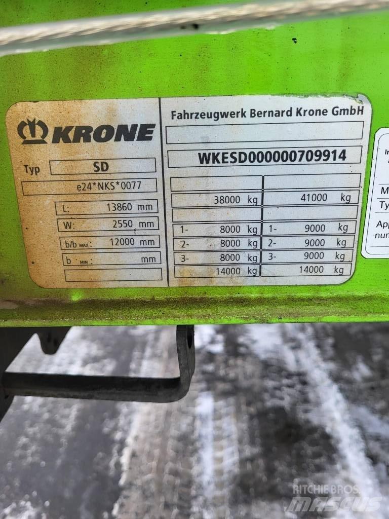 Krone SD Naczepy firanki
