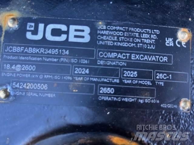 JCB 26C-1 Minikoparki