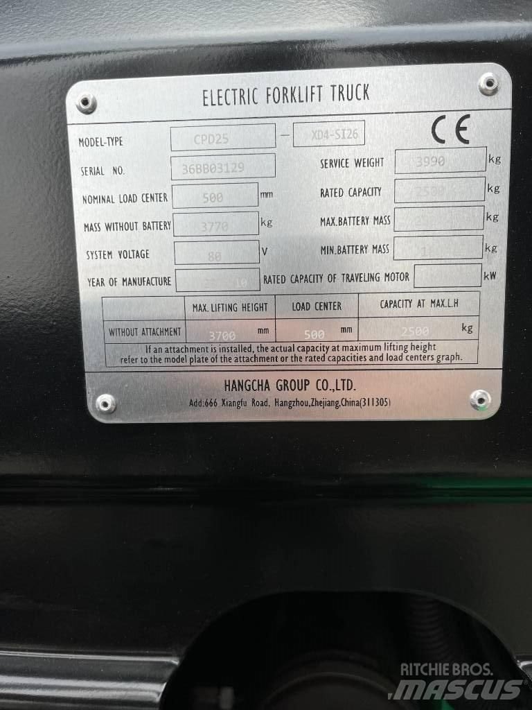 Hangcha CPD 25 Wózki elektryczne