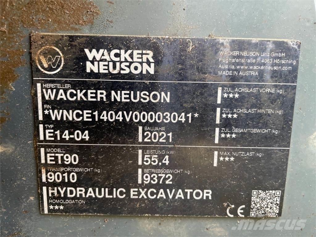 Wacker Neuson ET90 Koparki gąsienicowe