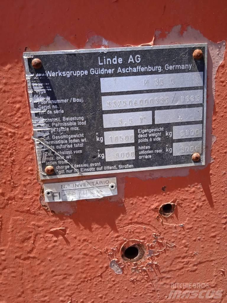 Linde H 35 D Wózki Diesla
