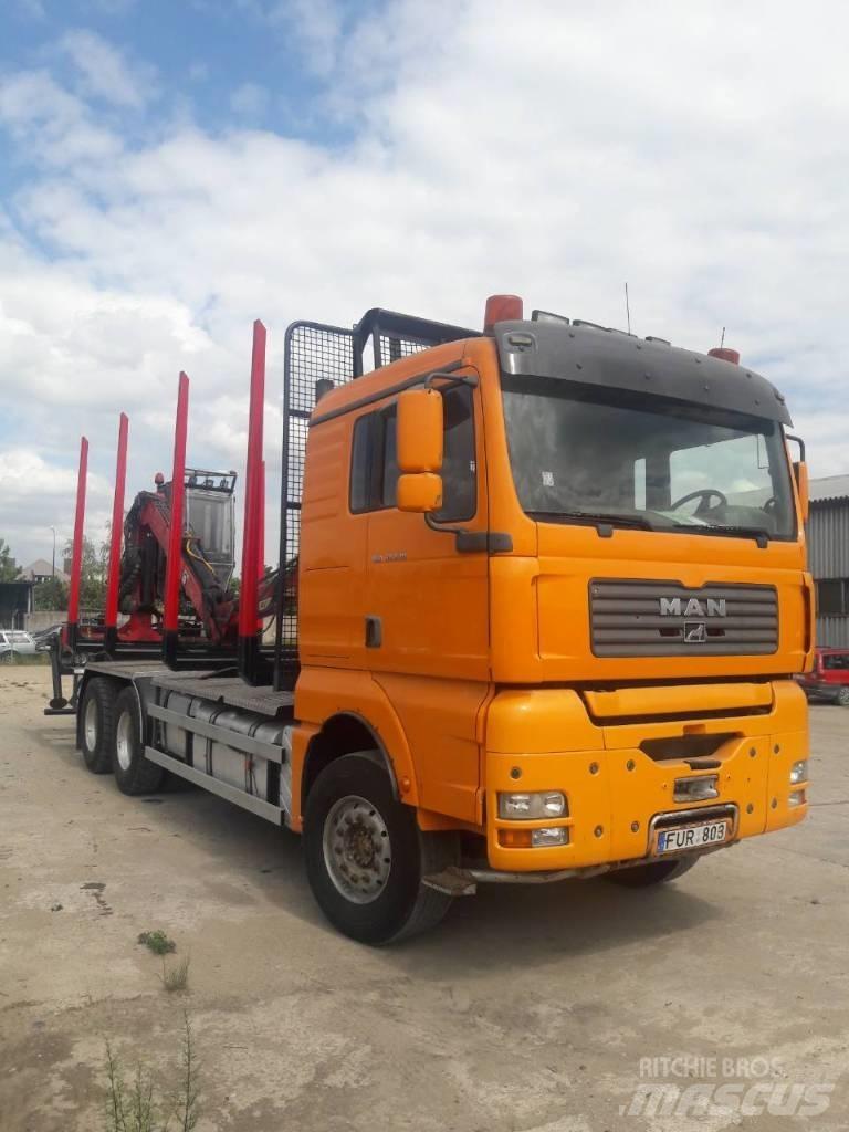 MAN TGA 33.530 Samochody do przewozu drewna
