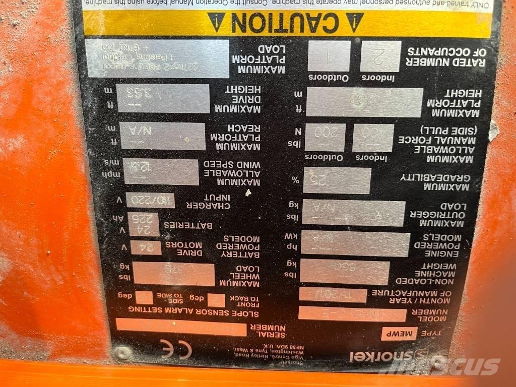 Snorkel TM 12 Podnośniki masztowe