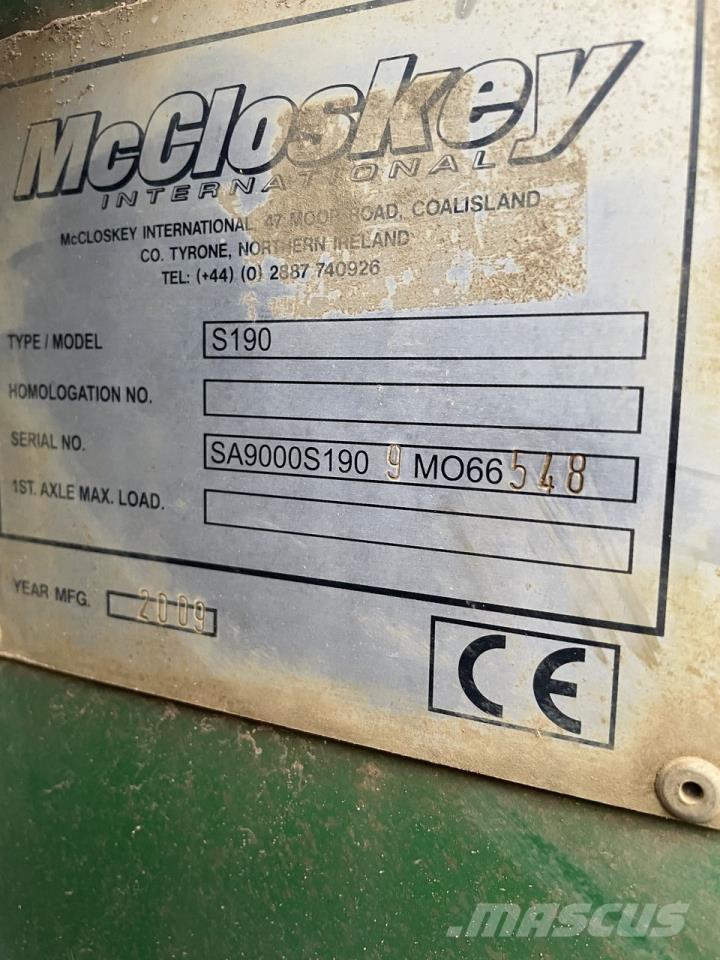 McCloskey S190 Wiertnice do kamieniołomów