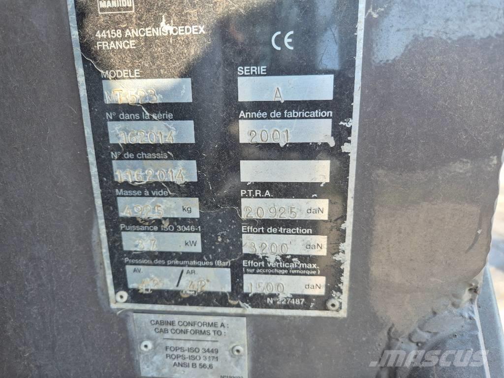 Manitou MT 523 Ładowarki teleskopowe