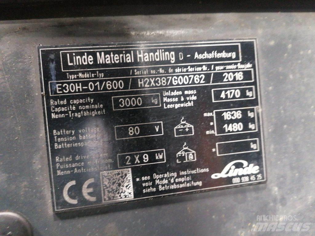 Linde E30H-01/600 Wózki elektryczne
