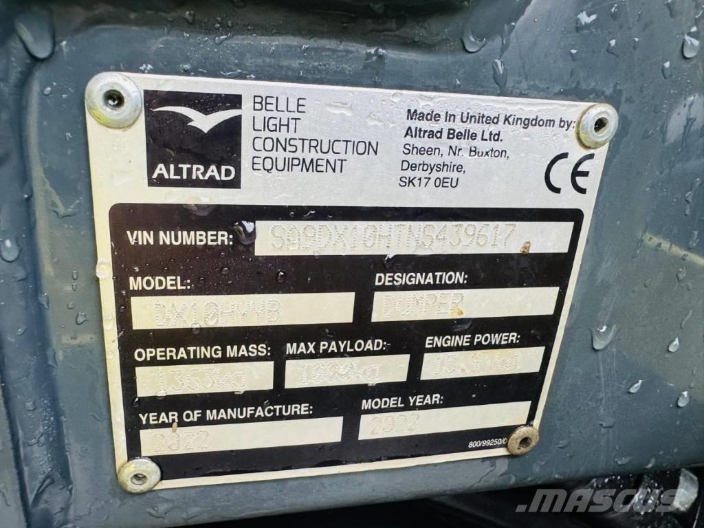 Altrad Belle DX1000 Wozidła kolebkowe
