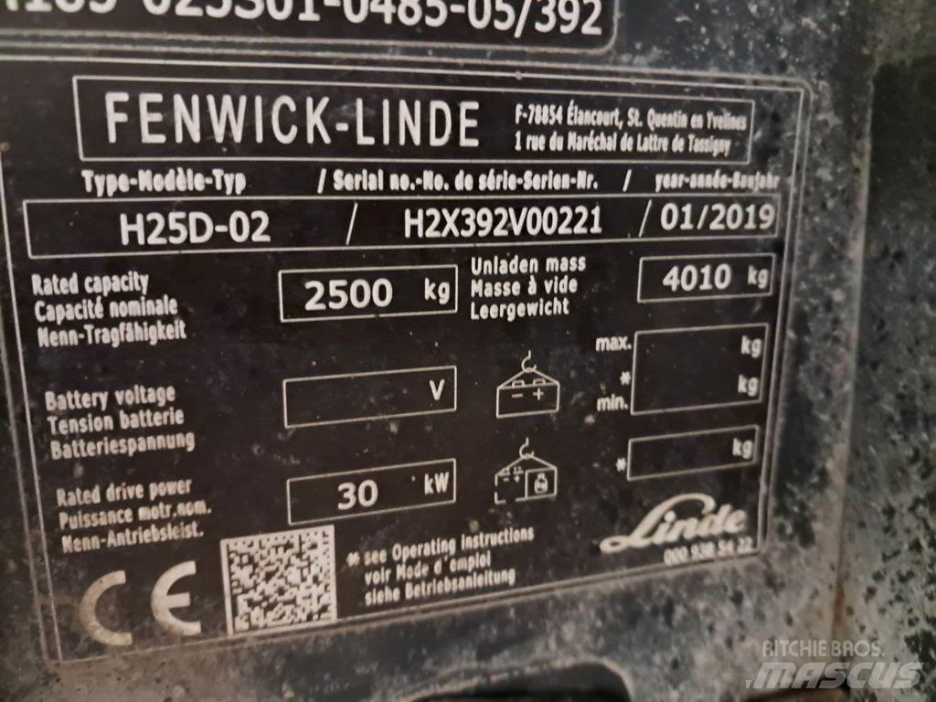 Linde H25D-02 Wózki Diesla