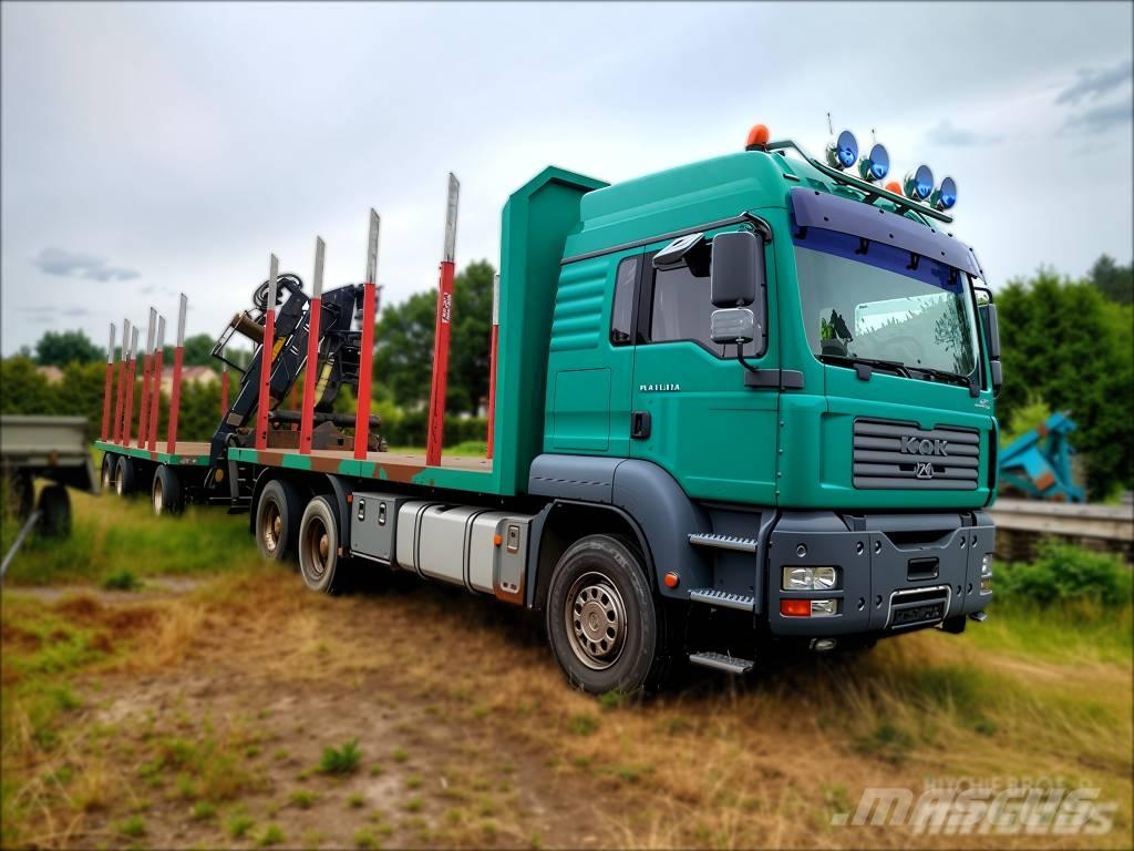 MAN TGA 33.430 Samochody do przewozu drewna