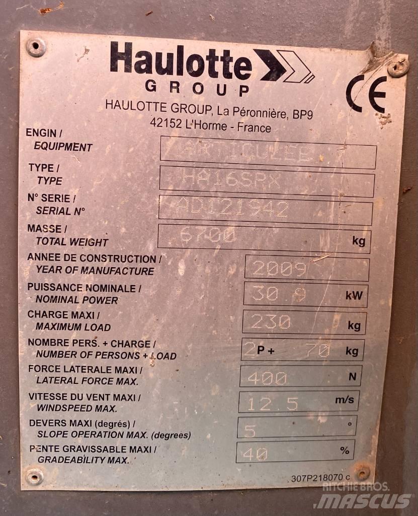 Haulotte HA 16 SPX Podnośniki przegubowe