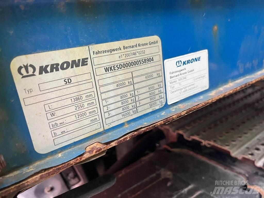 Krone SD Naczepy firanki