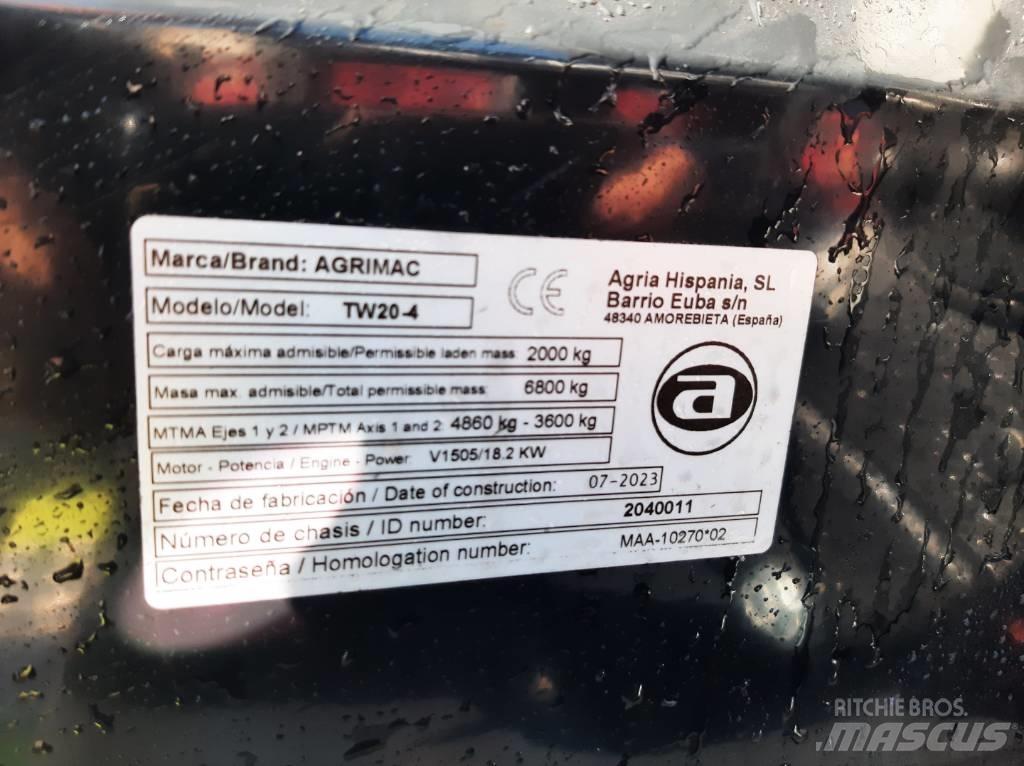 Agrimac TW20-4KL Wózki widłowe terenowe