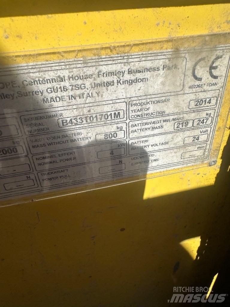 Hyster P 2.0 Samojezdne maszyny do załadunku