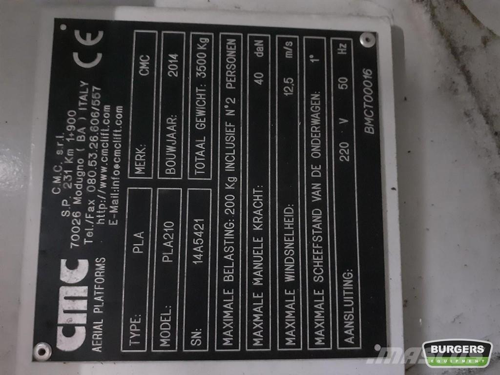 CMC PLA 210 Podnośniki teleskopowe