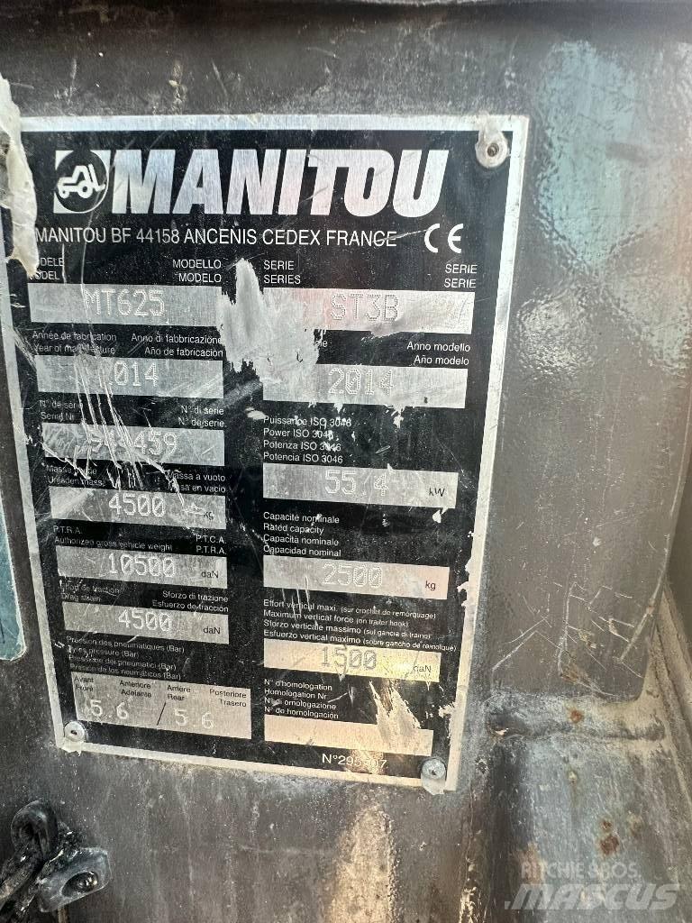 Manitou MT 625 Ładowarki teleskopowe