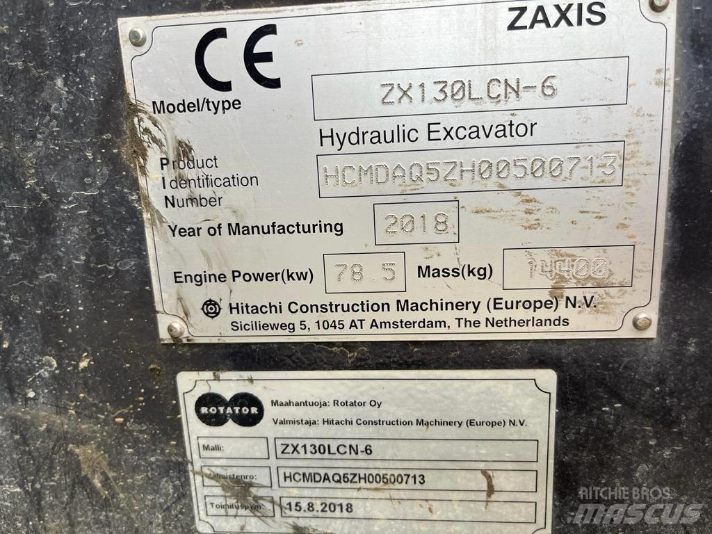 Hitachi ZX130LCN-6 Koparki gąsienicowe