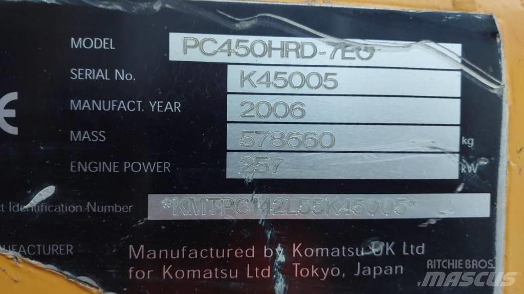 Komatsu PC450HRD-7E0 Koparki wyburzeniowe