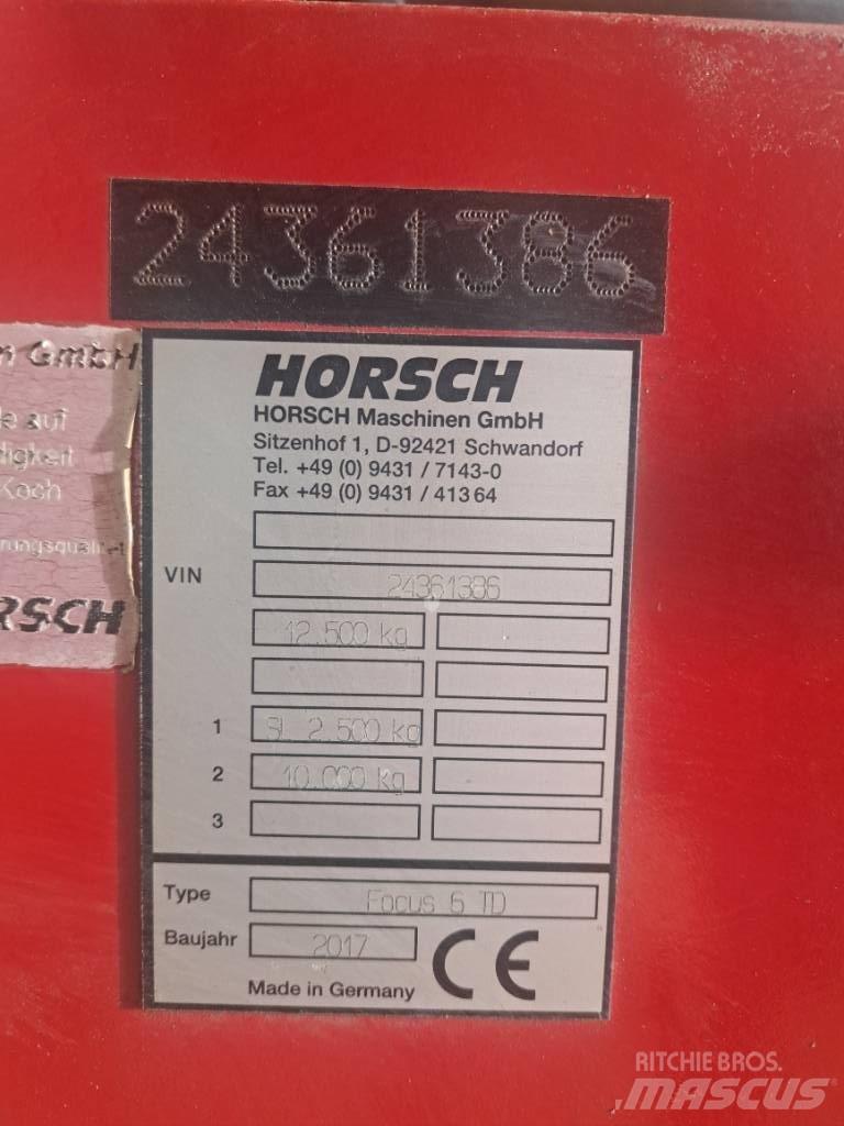 Horsch Focus 6 TD Siewniki