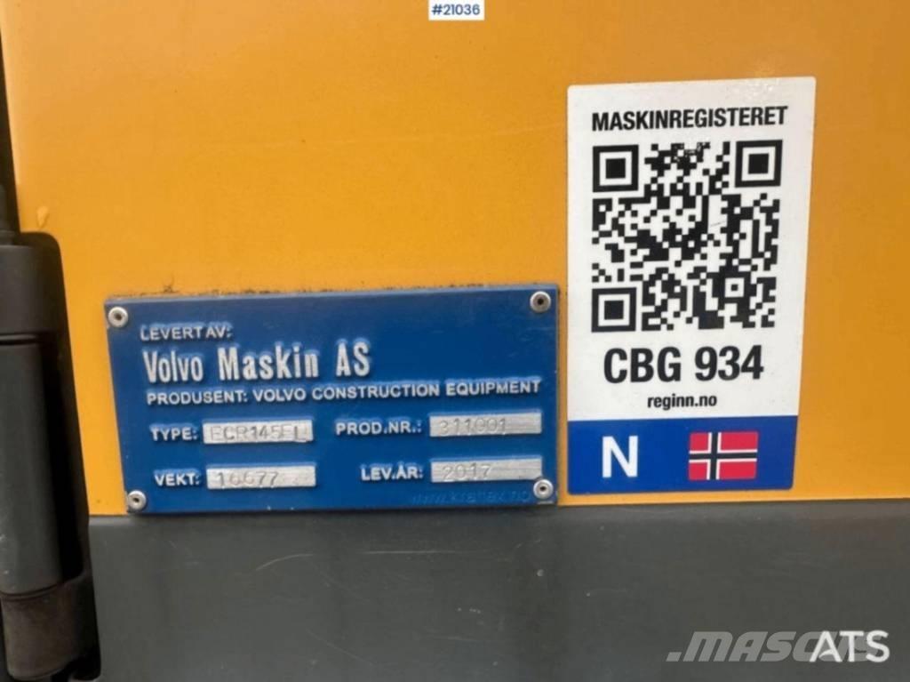 Volvo ECR 145 Koparki gąsienicowe