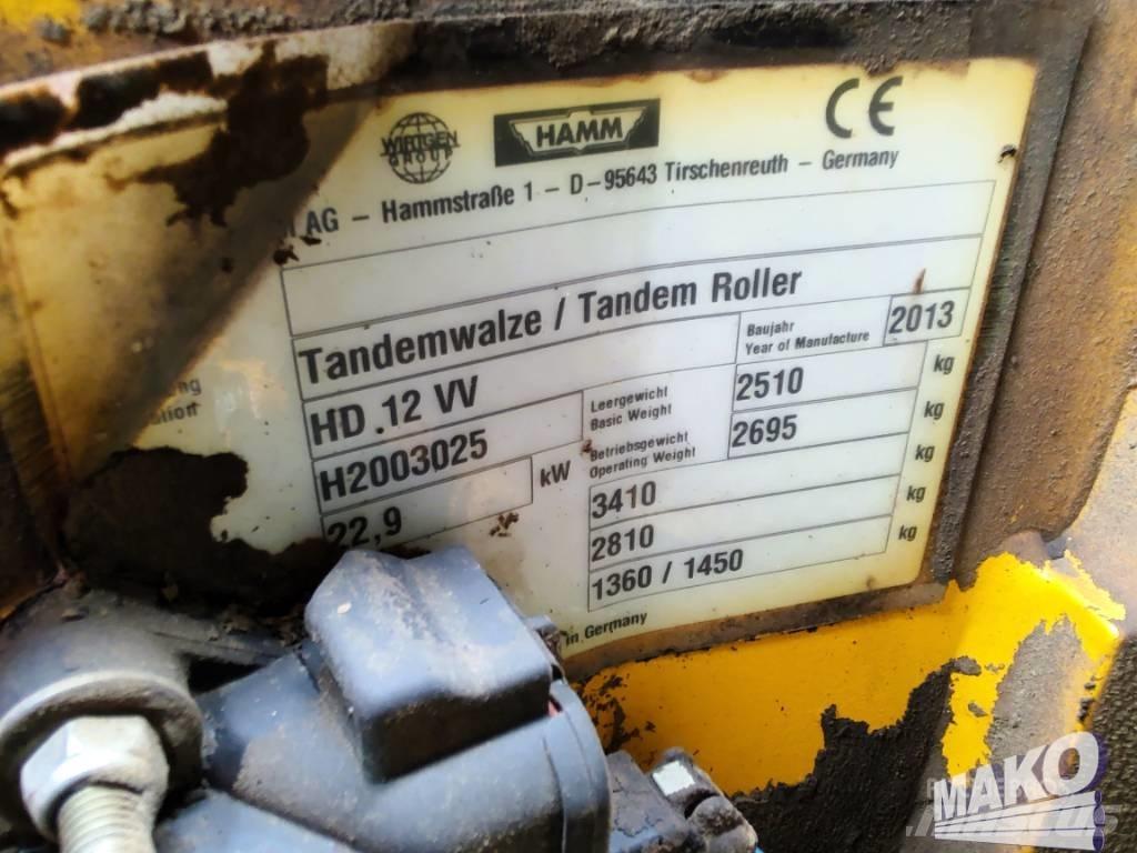 Hamm HD 12 VV Walce dwubębnowe