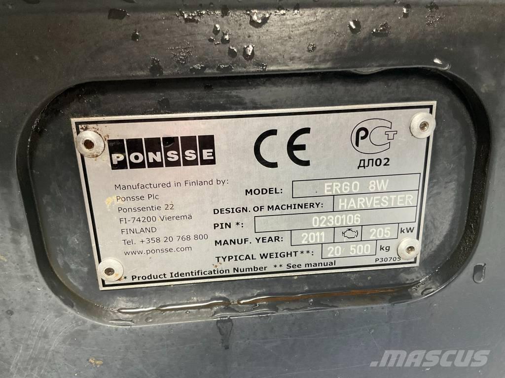 Ponsse ERGO 8W Harwestery