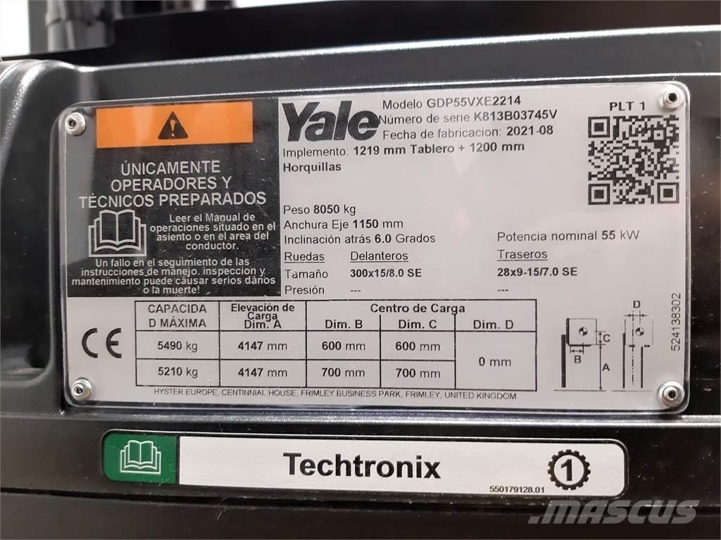 Yale GDP55VX Wózki Diesla