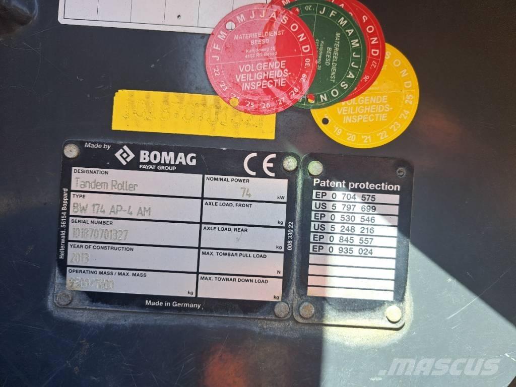 Bomag BW174 AP-4 AM Walce dwubębnowe