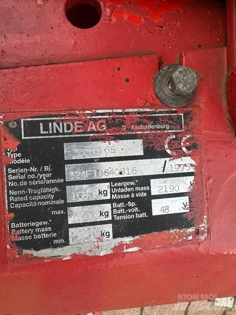 Linde E 16 S Wózki elektryczne